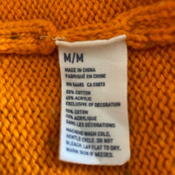 AMERICAN EAGLE | Orange Crewneck Sweater - Picture 4 of 4